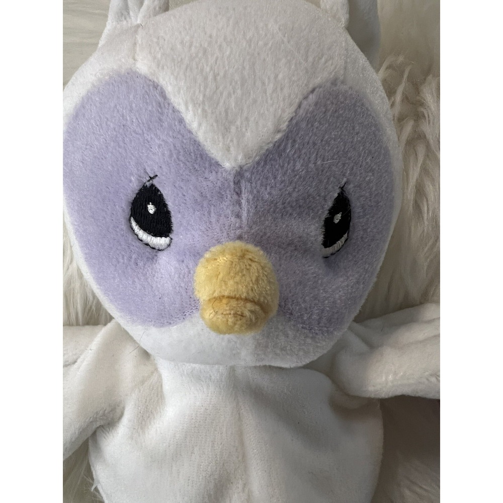 Precious Moments Tender Tails Owl Plush 1998 Special Limited Edition White 8"